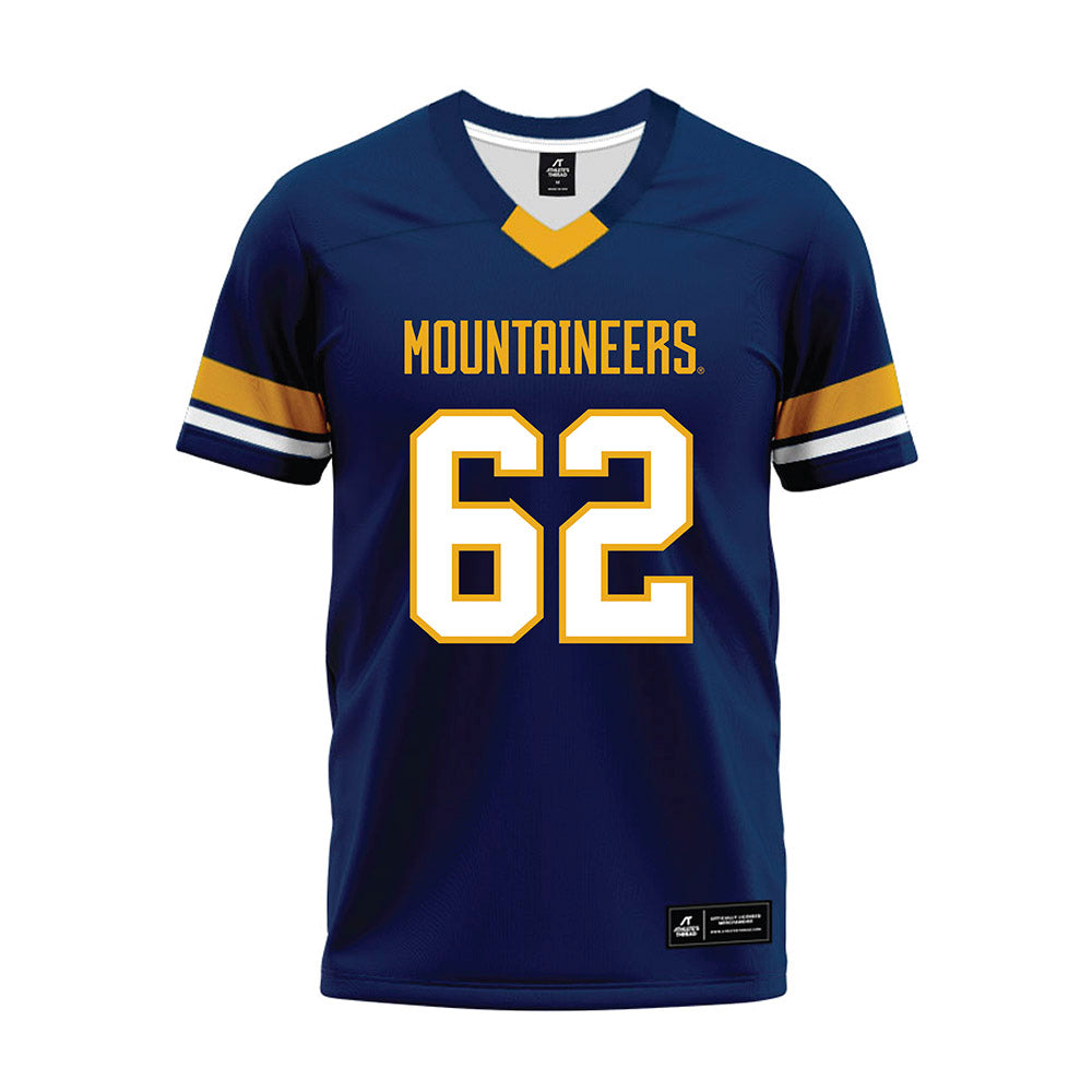 West Virginia - NCAA Football : Phillip Bowser - Blue Premium Football Jersey-0