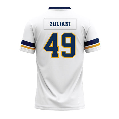 West Virginia - NCAA Football : Carter Zuliani - White Premium Football Jersey-1