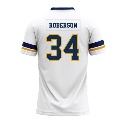 West Virginia - NCAA Football : Tim Roberson - White Premium Football Jersey-1