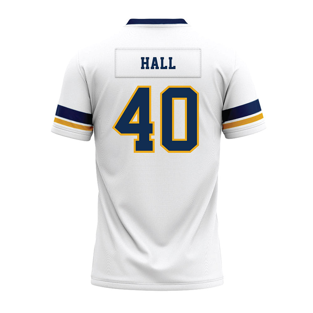 West Virginia - NCAA Football : Jason Hall - White Premium Football Jersey-1