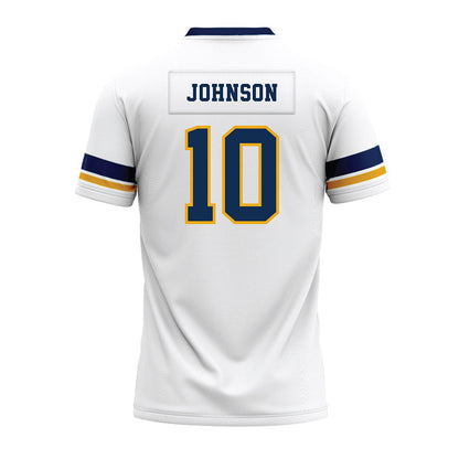 West Virginia - NCAA Football : Jeremiah Johnson - White Premium Football Jersey-1