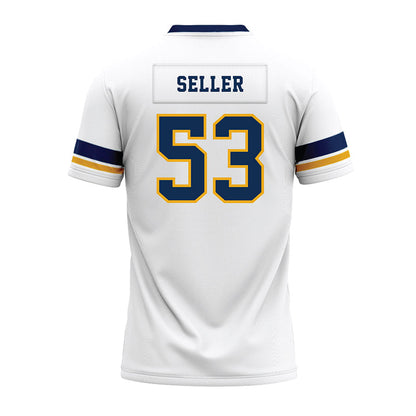 West Virginia - NCAA Football : Kaden Seller - White Premium Football Jersey-1