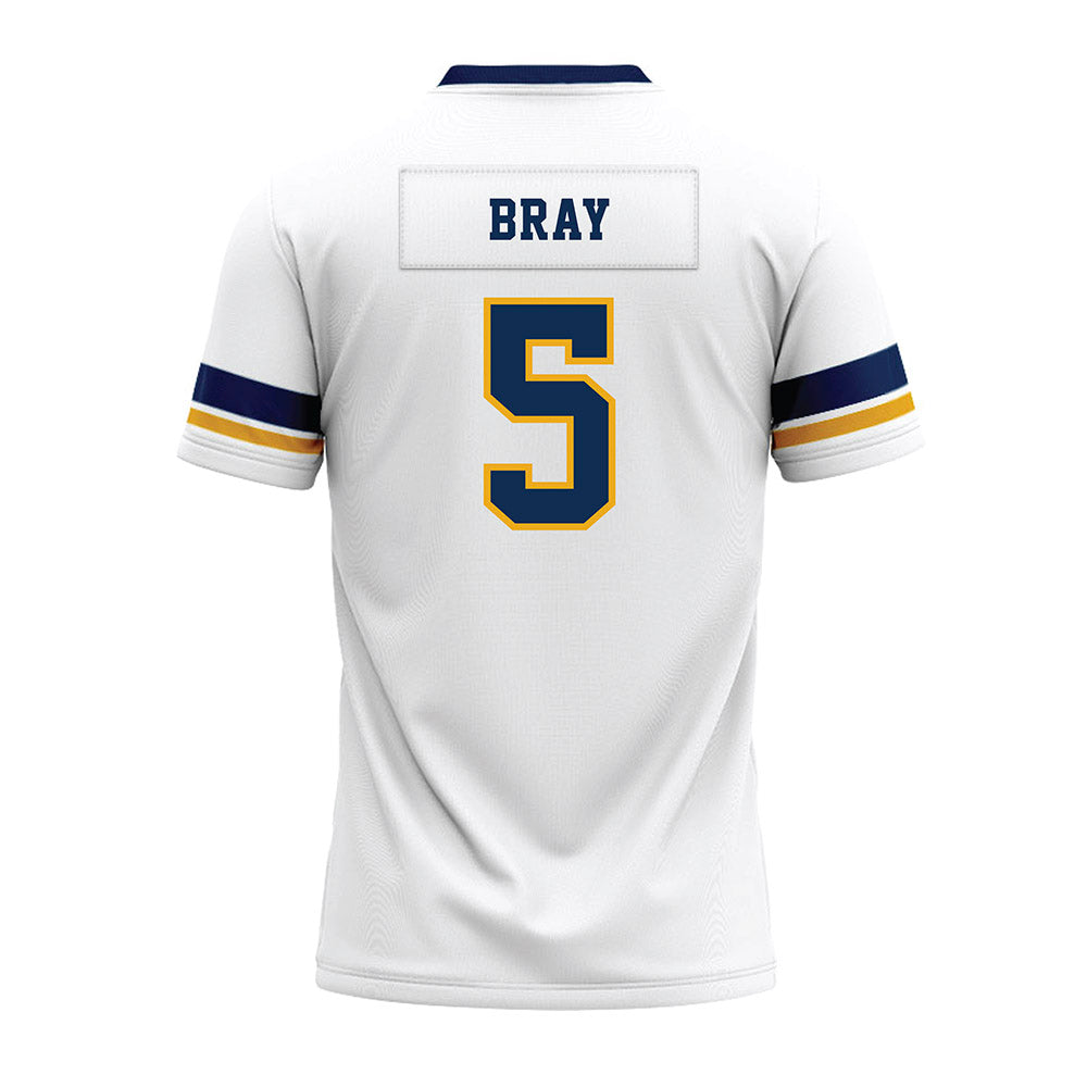 West Virginia - NCAA Football : Jaden Bray - White Premium Football Jersey-1