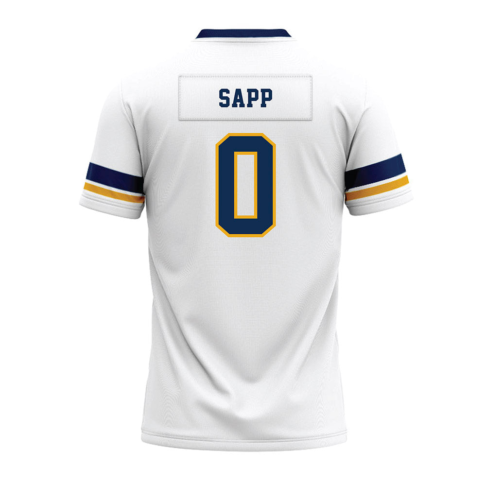 West Virginia - NCAA Football : Josh Sapp - White Premium Football Jersey-1
