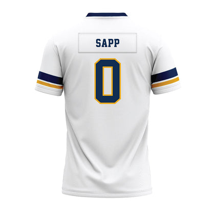 West Virginia - NCAA Football : Josh Sapp - White Premium Football Jersey-1