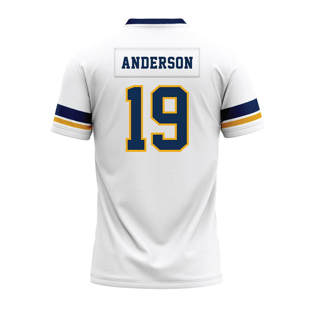 West Virginia - NCAA Football : Max Anderson - White Premium Football Jersey-1