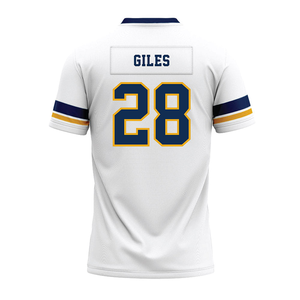 West Virginia - NCAA Football : Rickey Giles - White Premium Football Jersey-1