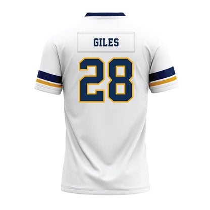 West Virginia - NCAA Football : Rickey Giles - White Premium Football Jersey-1