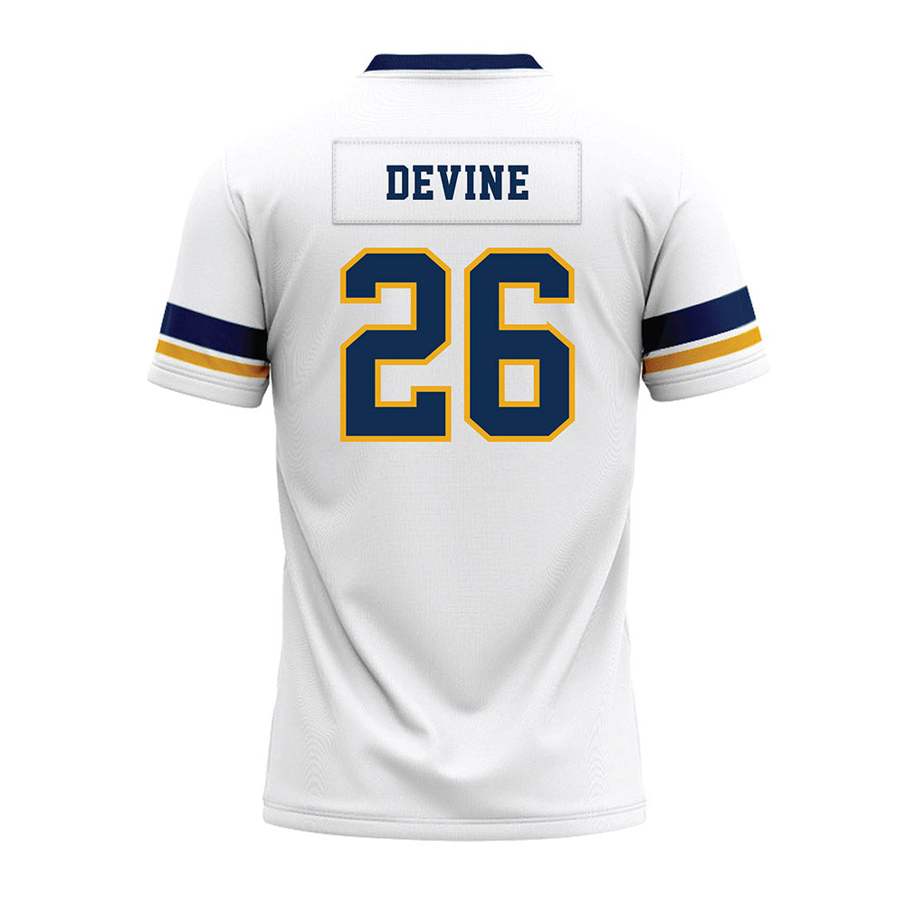 West Virginia - NCAA Football : Andre Devine - White Premium Football Jersey-1