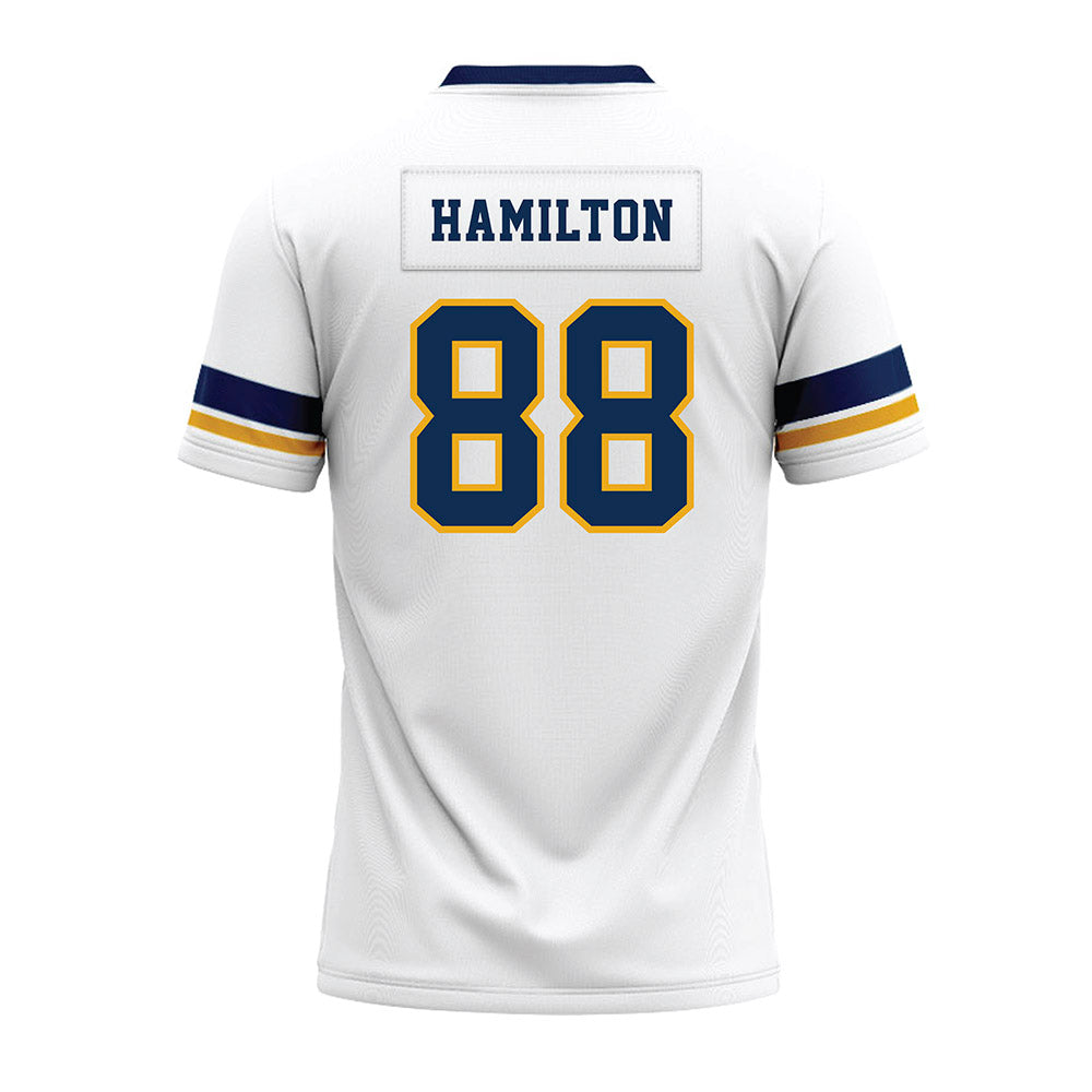 West Virginia - NCAA Football : Sam Hamilton - White Premium Football Jersey-1