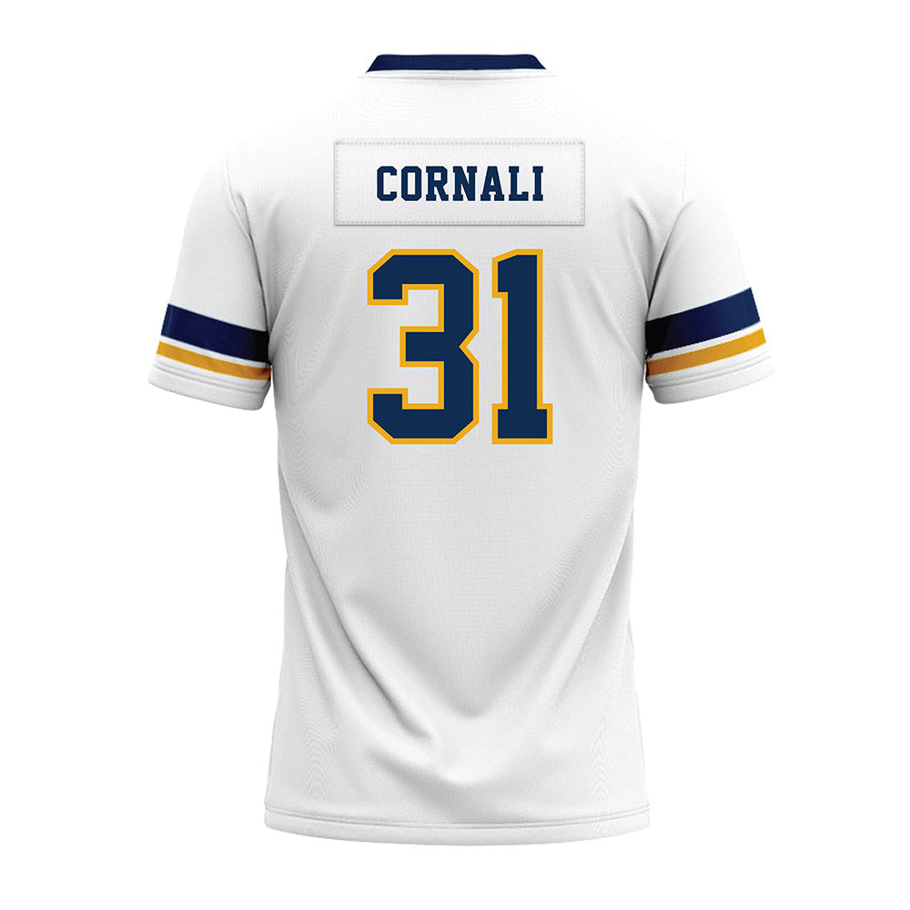 West Virginia - NCAA Football : Shane Cornali - White Premium Football Jersey-1