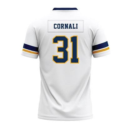 West Virginia - NCAA Football : Shane Cornali - White Premium Football Jersey-1