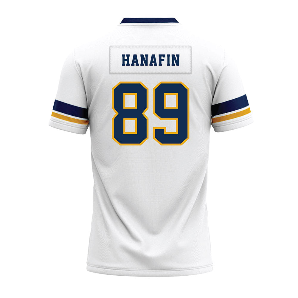 West Virginia - NCAA Football : Charlie Hanafin - White Premium Football Jersey-1