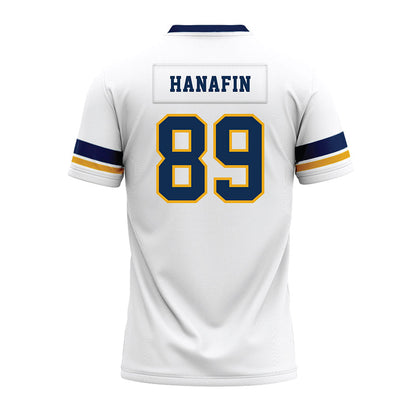 West Virginia - NCAA Football : Charlie Hanafin - White Premium Football Jersey-1