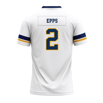 West Virginia - NCAA Football : DJ Epps - White Premium Football Jersey-1