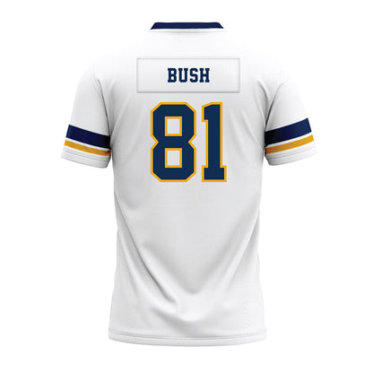 West Virginia - NCAA Football : Kade Bush - White Premium Football Jersey-1