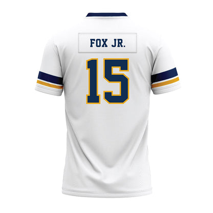 West Virginia - NCAA Football : Scotty Fox Jr. - White Premium Football Jersey-1