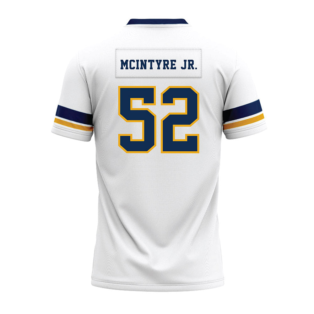 West Virginia - NCAA Football : Corey McIntyre Jr. - White Premium Football Jersey-1