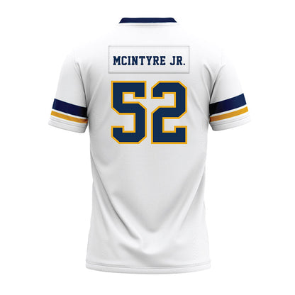 West Virginia - NCAA Football : Corey McIntyre Jr. - White Premium Football Jersey-1