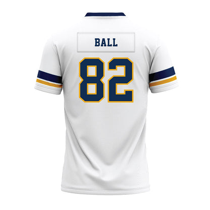 West Virginia - NCAA Football : Cam Ball - White Premium Football Jersey-1