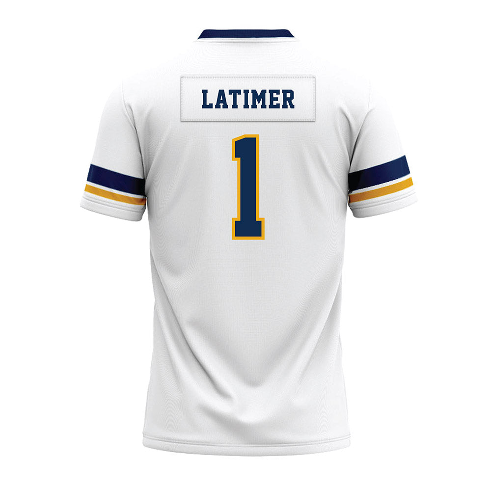 West Virginia - NCAA Football : Amari Latimer - White Premium Football Jersey-1