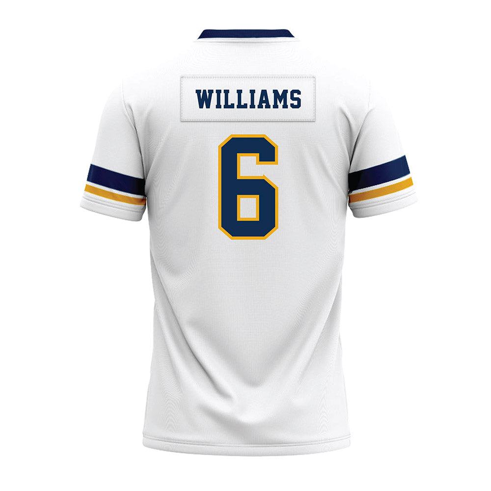 West Virginia - NCAA Football : DaMare Williams - White Premium Football Jersey-1
