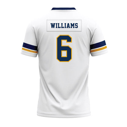 West Virginia - NCAA Football : DaMare Williams - White Premium Football Jersey-1