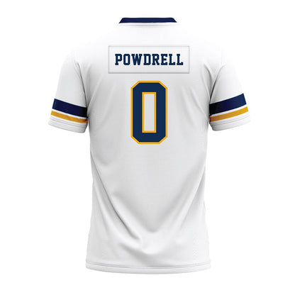 West Virginia - NCAA Football : Andrew Powdrell - White Premium Football Jersey-1