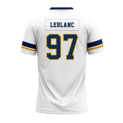 West Virginia - NCAA Football : Will LeBlanc - White Premium Football Jersey-1