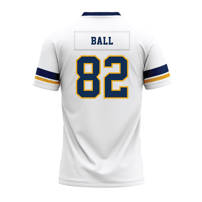West Virginia - NCAA Football : Cam Ball - White Premium Football Jersey-1
