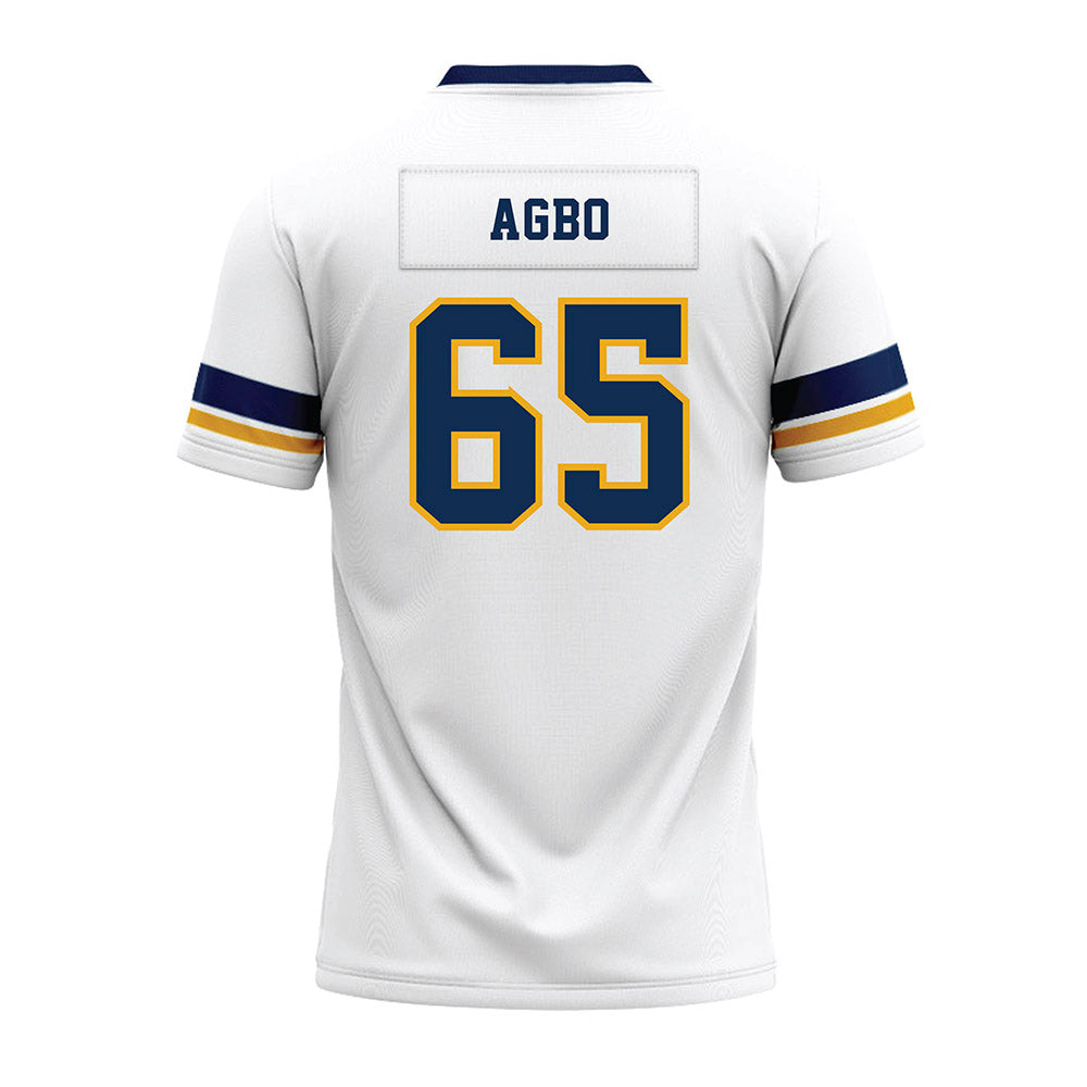 West Virginia - NCAA Football : Malik Agbo - White Premium Football Jersey-1
