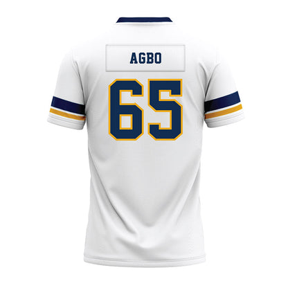 West Virginia - NCAA Football : Malik Agbo - White Premium Football Jersey-1