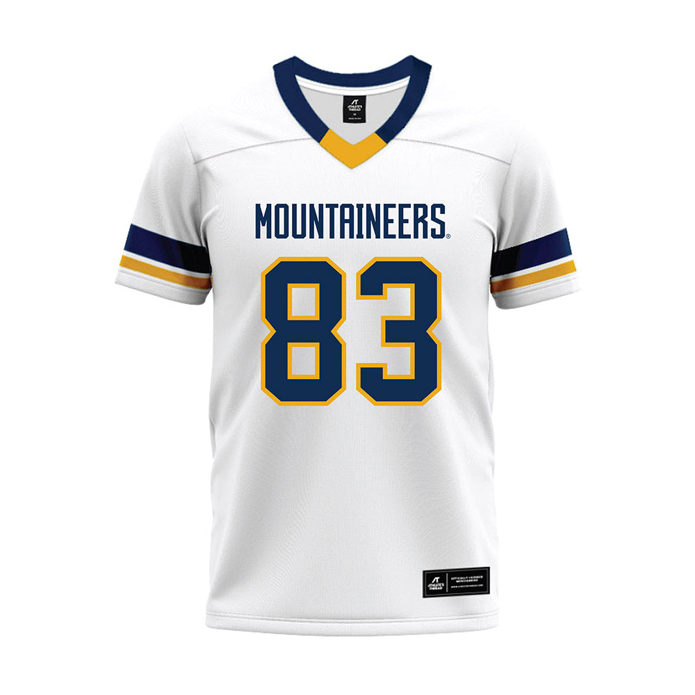 West Virginia - NCAA Football : Bryan Hansen - White Premium Football Jersey-0