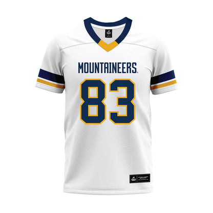 West Virginia - NCAA Football : Bryan Hansen - White Premium Football Jersey-0