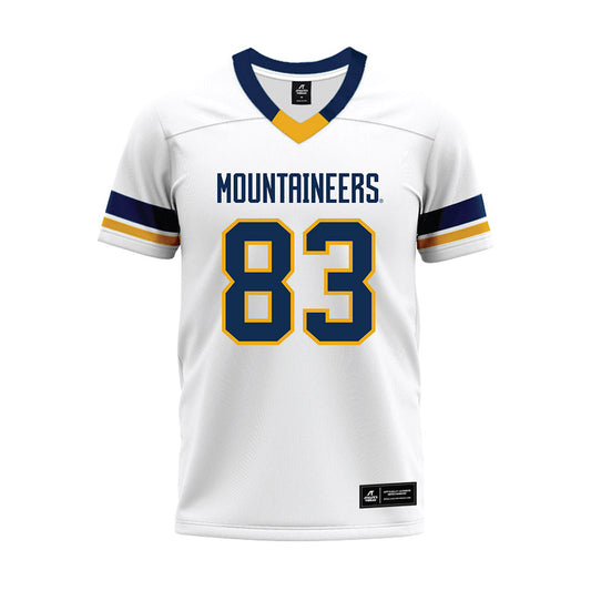 West Virginia - NCAA Football : Bryan Hansen - White Premium Football Jersey-0