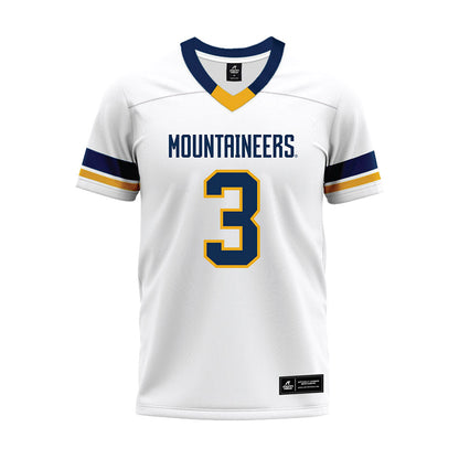 West Virginia - NCAA Football : Matt Sieg - White Premium Football Jersey-0