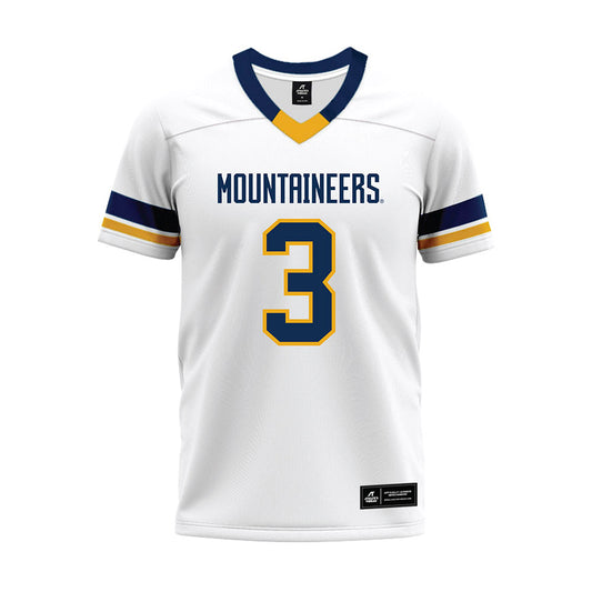 West Virginia - NCAA Football : Matt Sieg - White Premium Football Jersey-0