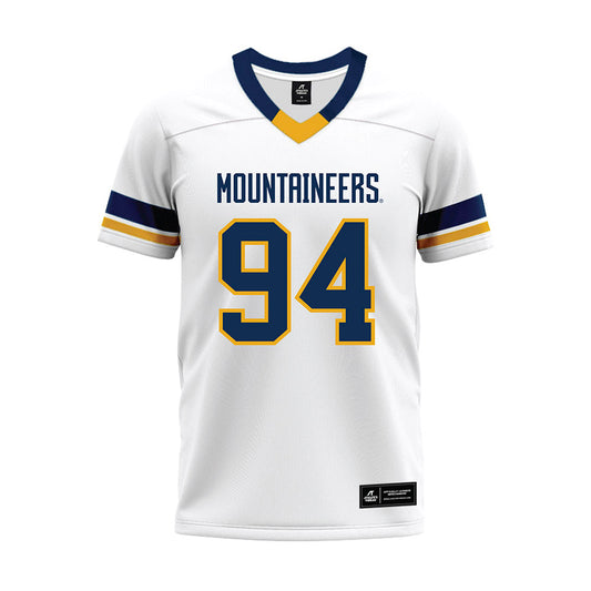 West Virginia - NCAA Football : Cam Mallory - White Premium Football Jersey-0