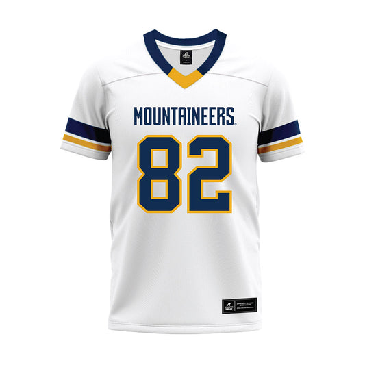 West Virginia - NCAA Football : Cam Ball - White Premium Football Jersey-0