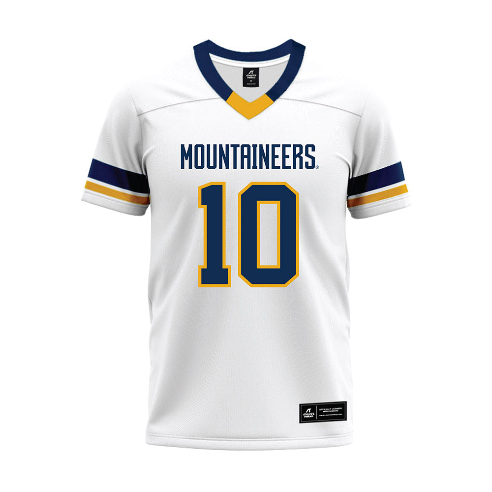 West Virginia - NCAA Football : Jeremiah Johnson - White Premium Football Jersey-0