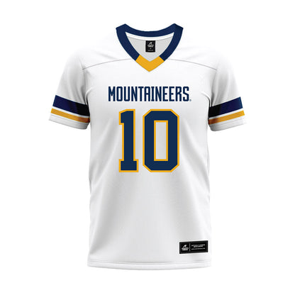 West Virginia - NCAA Football : Jeremiah Johnson - White Premium Football Jersey-0
