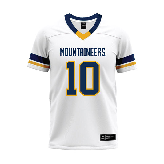 West Virginia - NCAA Football : Jeremiah Johnson - White Premium Football Jersey-0