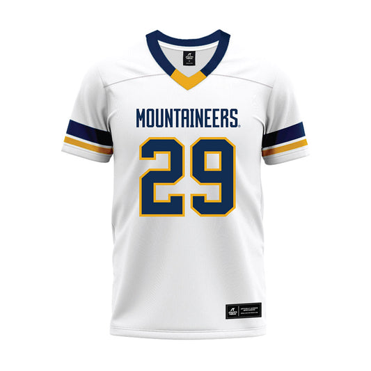 West Virginia - NCAA Football : Kameron Reddic - White Premium Football Jersey-0