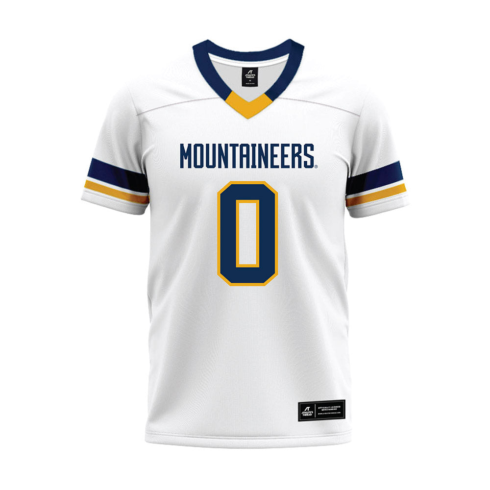 West Virginia - NCAA Football : Josh Sapp - White Premium Football Jersey-0