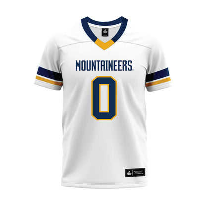 West Virginia - NCAA Football : Josh Sapp - White Premium Football Jersey-0