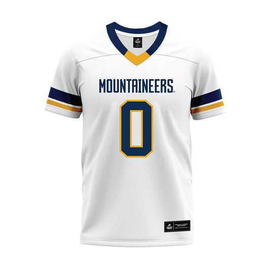 West Virginia - NCAA Football : Josh Sapp - White Premium Football Jersey-0