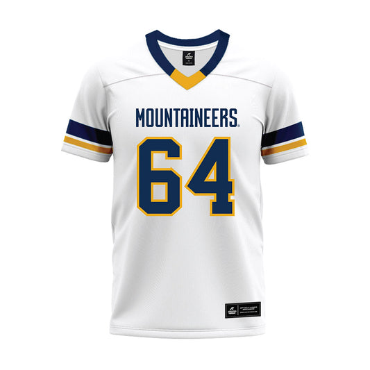 West Virginia - NCAA Football : Rhett Morris - White Premium Football Jersey-0