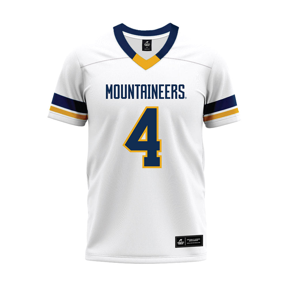 West Virginia - NCAA Football : Da'Mun Allen - White Premium Football Jersey-0