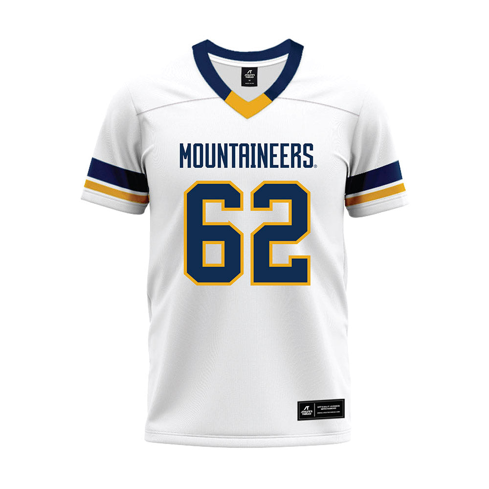 West Virginia - NCAA Football : Phillip Bowser - White Premium Football Jersey-0