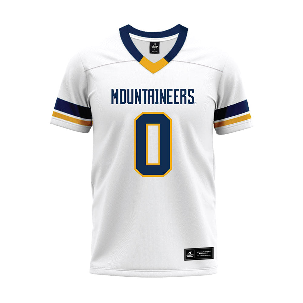 West Virginia - NCAA Football : Andrew Powdrell - White Premium Football Jersey-0